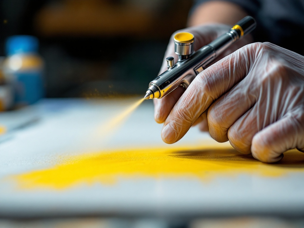 Primena ari-brush u maketarstvu - precizno farbanje elemenata